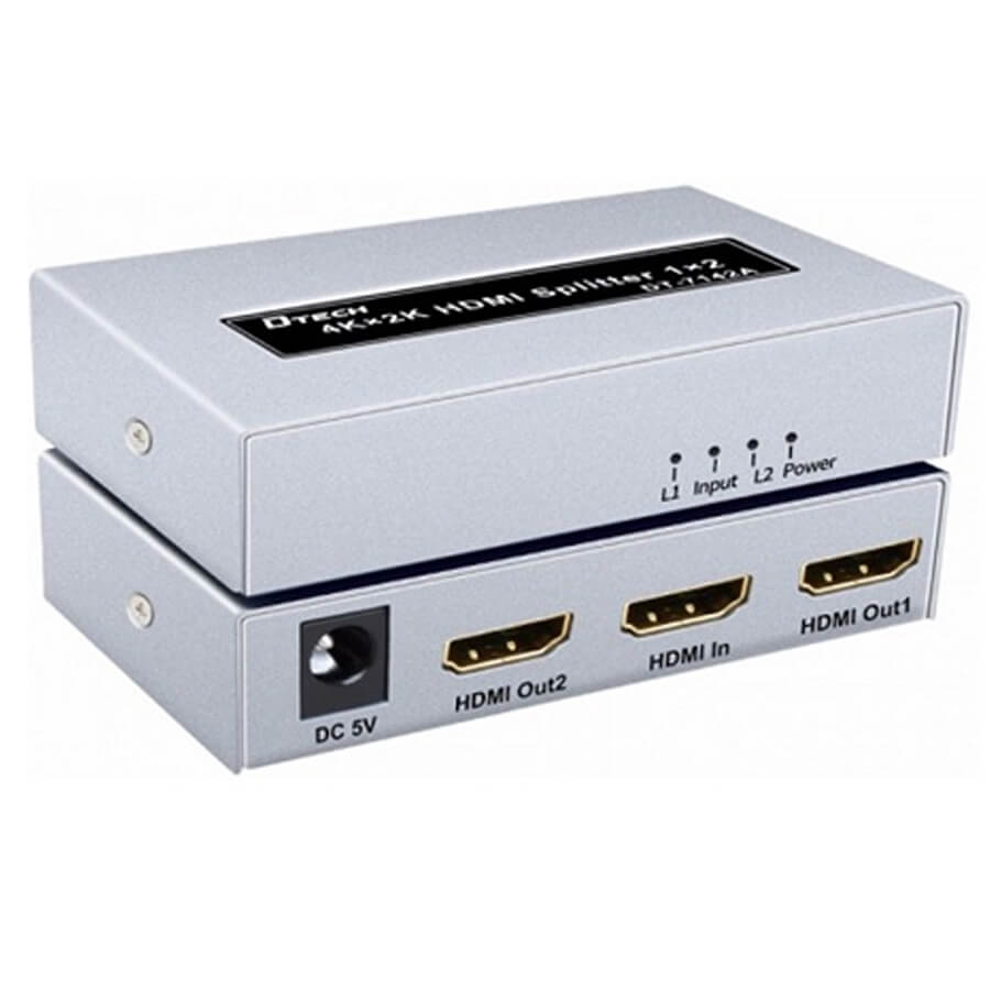 Bộ chia HDMI 1 ra 2 DTECH DT-7142A
